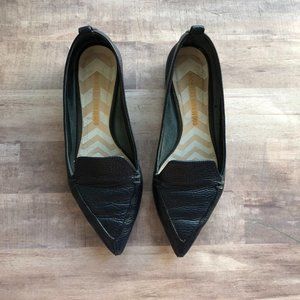 Nicholas Kirkwood Navy Blue Pointy Toe Loafers